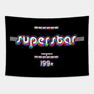 superstar 1990 ColorGroove Retro-Rainbow-Tube nostalgia (wf) Tapestry