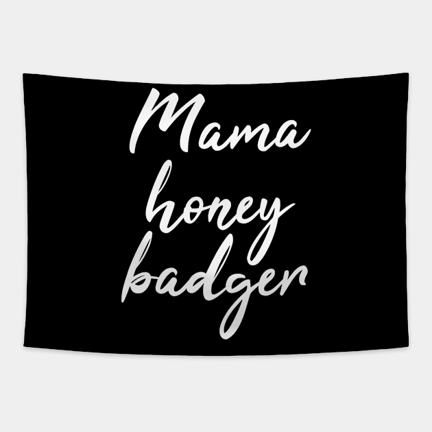 Mama Honey Badger Tapestry by zap