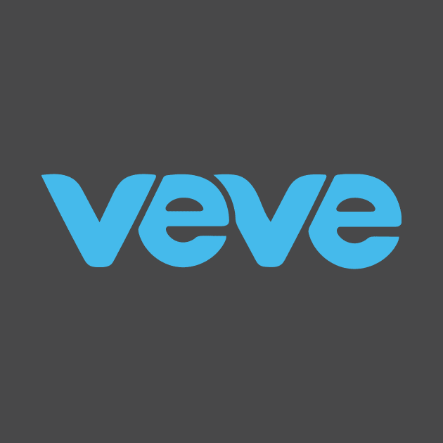 Original VeVe Logo in Blue by VeVe T-Shirts