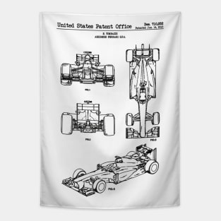 Ferrari Indy Race Car 2013 Patent Black Tapestry