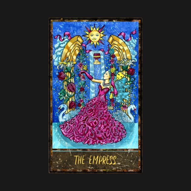 The Empress. Magic Gate Tarot Card Design. by Mystic Arts