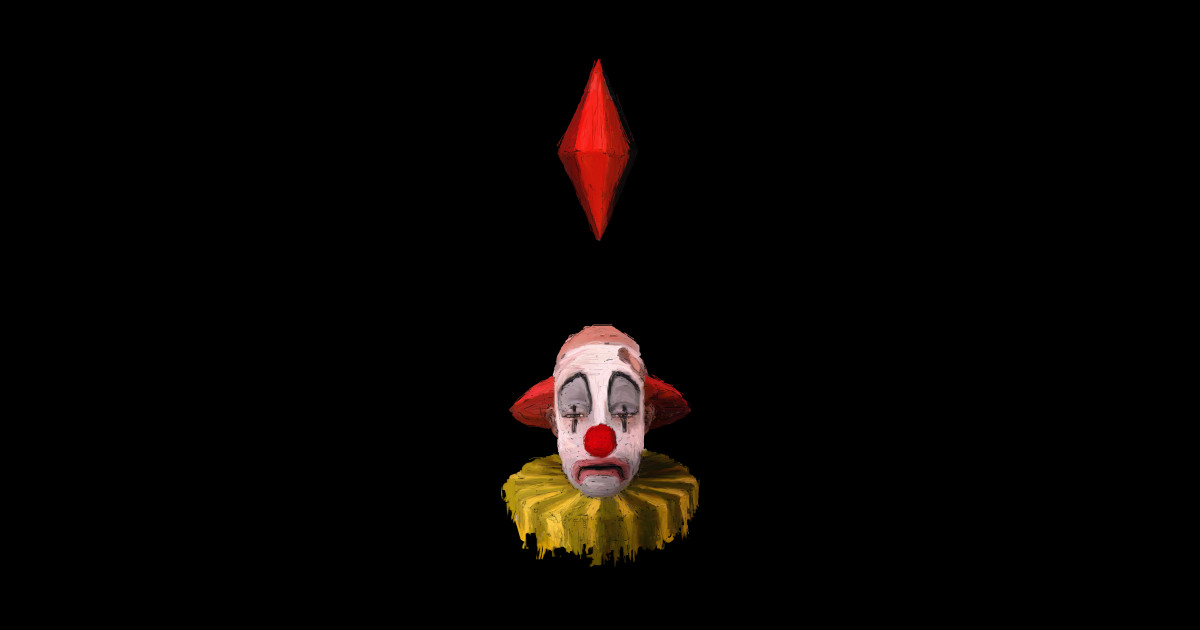 Sunny The Tragic Clown The Sims T Shirt Teepublic