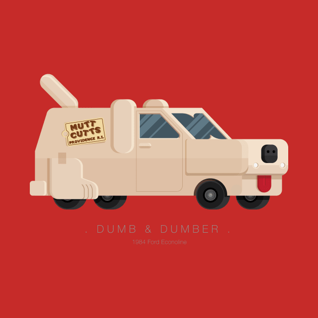 Dumb & Dumber - Famous Cars by Fred Birchal