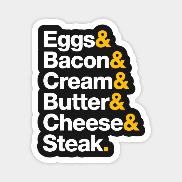 Keto Helvetica Magnet by Fyremageddon