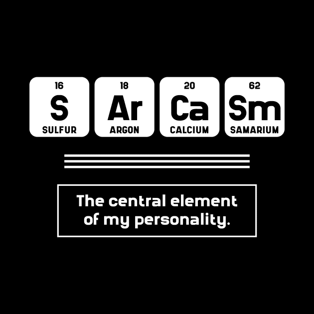 Sarcasm - Science Essential Gift by Diogo Calheiros