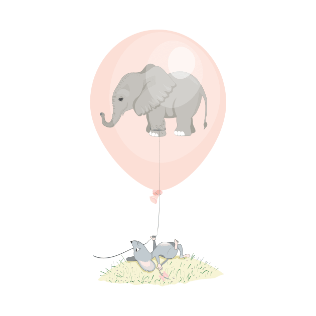 Flying elephant by RebecaZum