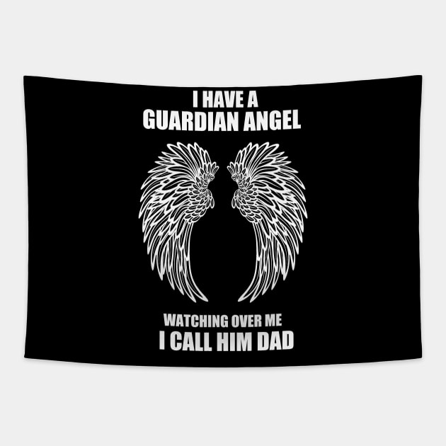 guardian angel dad Tapestry by TheAwesomeShop