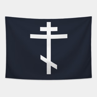 Orthodox cross (white) Tapestry