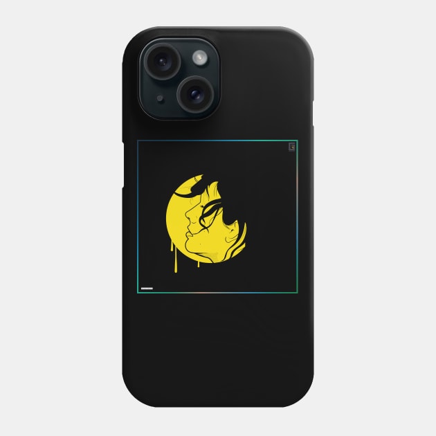 Girl in black and Yellow Phone Case by Frajtgorski