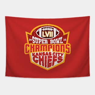 Chiefs -super bowl champ! 2023 - badge Tapestry