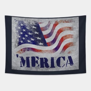 America grunge Tapestry