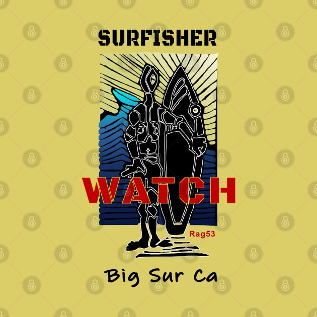 Big Sur California Surf Watch by The Witness