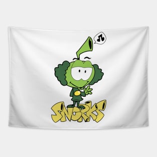 the Snorks Tooter Shelby Tapestry