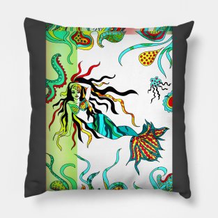 Whimsical Mermaid Pillow