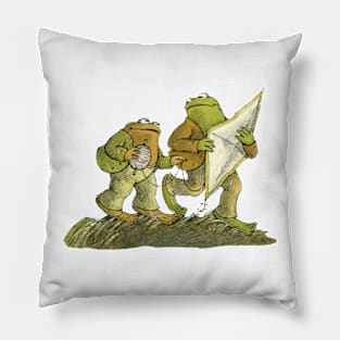 Frog And Toad Fly a Kite Pillow