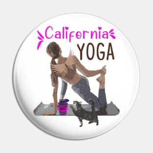 yoga...love....California Pin