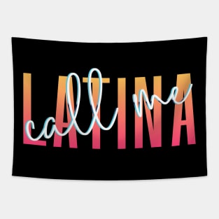 Call Me Latina '80s Retro Metallic Gradient Signature Font Design- see my store for the other versions! Tapestry
