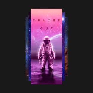 Astronaut Spaced Out Aesthetic Vaporwave - Galaxy Art T-Shirt