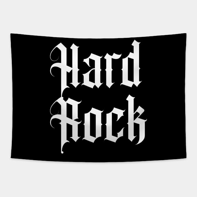 hard rock logo Tapestry by lkn