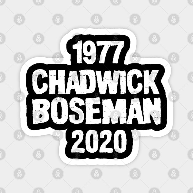 Chadwick Boseman Magnet by irenelopezz