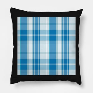 Winter Aesthetic Conall 2 Hand Drawn Textured Plaid Pattern Pillow