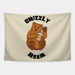 Grizzly Beer Tapestry