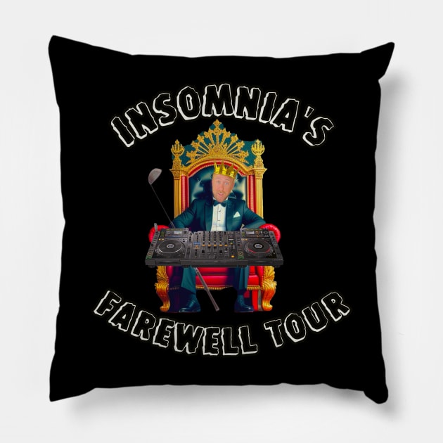 Insomnia’s Farewell Tour Pillow by Kitta’s Shop