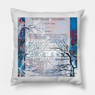 Wuthering Heights Collage Pillow