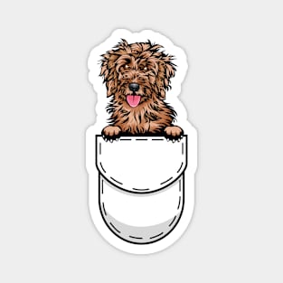 Funny Cockapoo Pocket Dog Magnet
