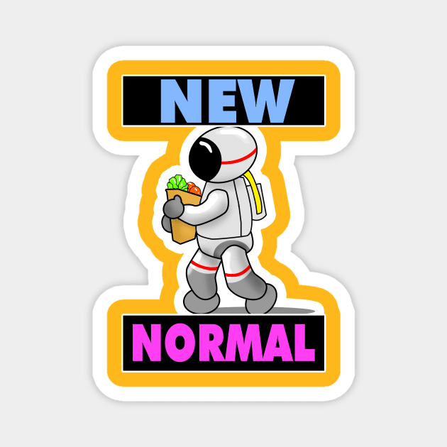 28 New Normal Astronaut Magnet by ChuyDoesArt