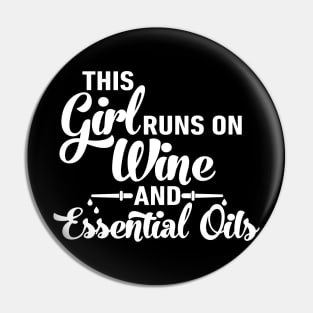 Wine and Essential Oils Pin