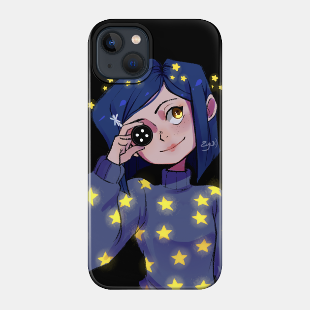 Coraline Shining Stars - Coraline - Phone Case