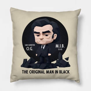 the original man in black Pillow