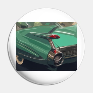 Green Cadillac Pin