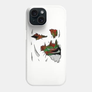 Blood and guts zombie Phone Case