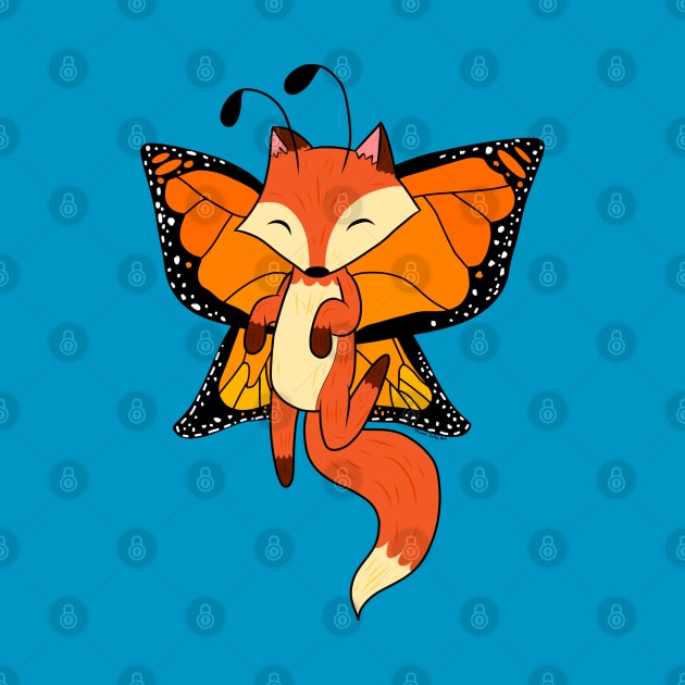 Butterfly Fox by stevenselbyart