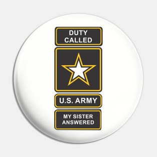 DutyCalledArmy Sister Pin