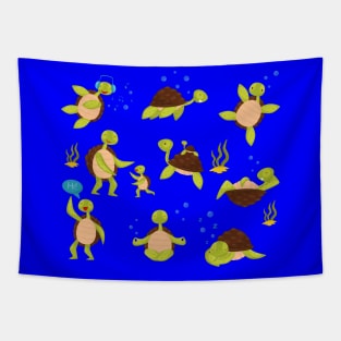 Turtles Sea Collection Tapestry