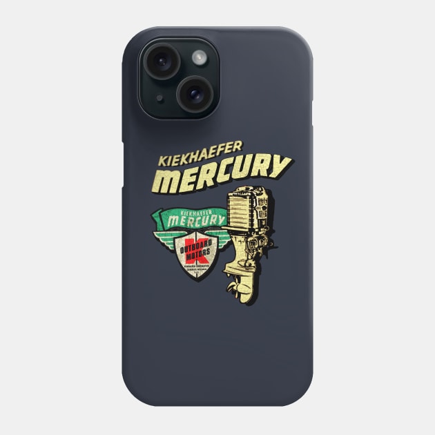 Mercury vintage Outboard Motors Phone Case by Midcenturydave