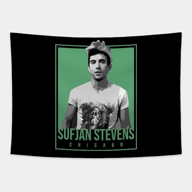 Aesthetic Art Sufjan Stevens Tapestry by Garangone