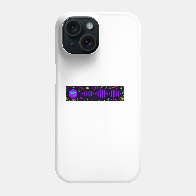 ‘So Dang Dark’ song code by Rhett and Link Phone Case by JessCarrsArt