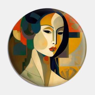 Asian Abstract #19 Pin