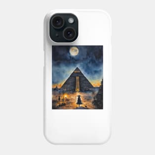 A Witch is Called to The Great Pyramid Phone Case