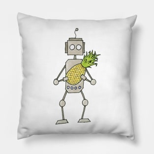 Pineapple Robot Pillow