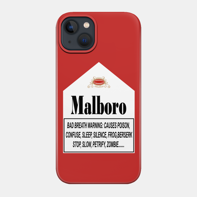 Malboro Warning - Video Game - Phone Case