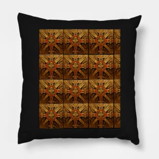 Ethiopian Cross Fashion t-shirt Pillow