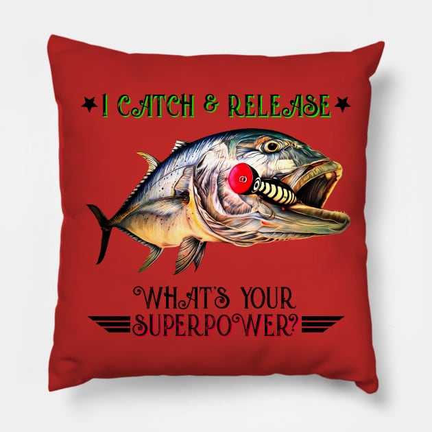 Super power Pillow by Art by Paul