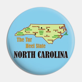 North Carolina Map Pin