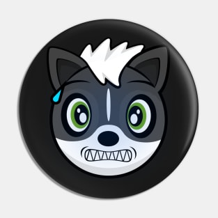 Scared Skunk Melville Pin