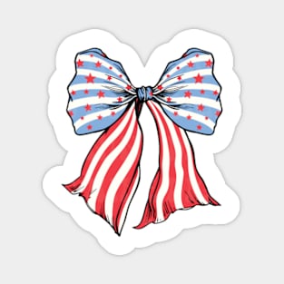 Coquette American Flag Funny Independence Day Magnet